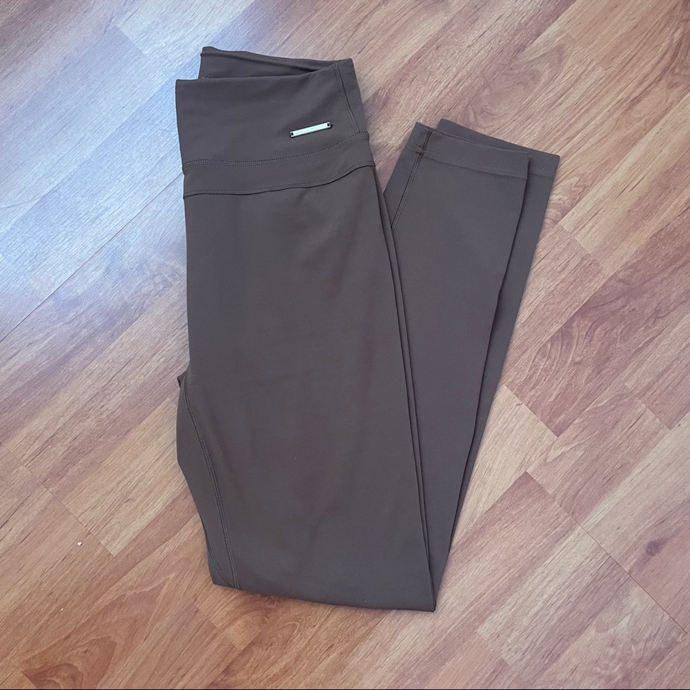 Gymshark x Whitney Simmons leggings in Dandelion Brown